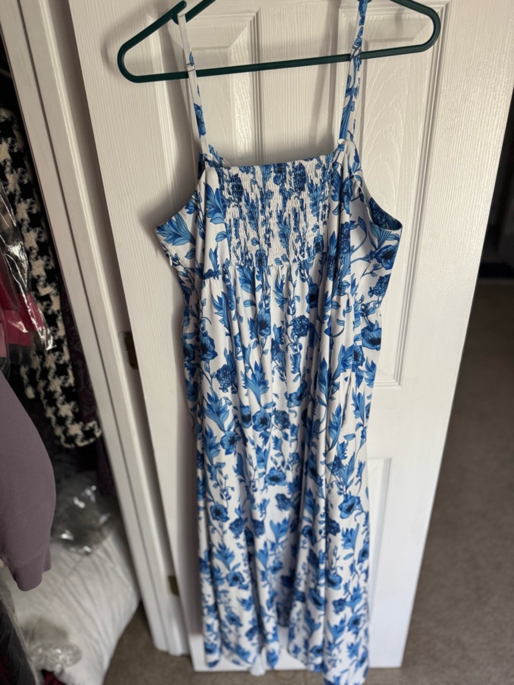 Hanna Nikole Bohemian Maxi Dress with Pockets – Spaghetti Strap, Summer, 20W - Picture 8 of 8